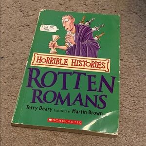 Horrible Histories: Rotten Romans paperback Book by Terry Deary